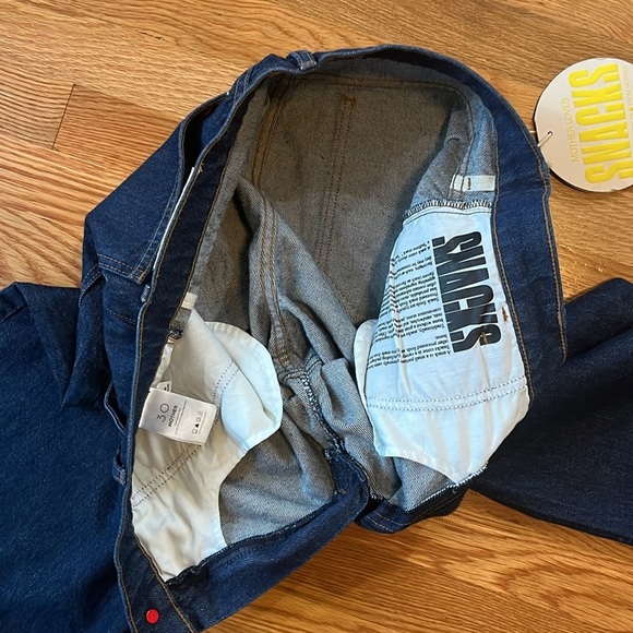 MOTHER Snacks High-Rise Utility Puddle Jeans Size 30 NWT - Picture 9 of 13